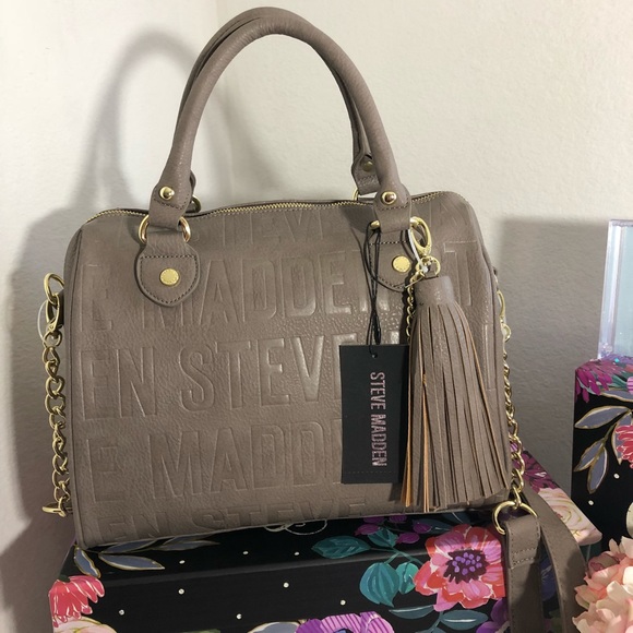 steve madden logo purse